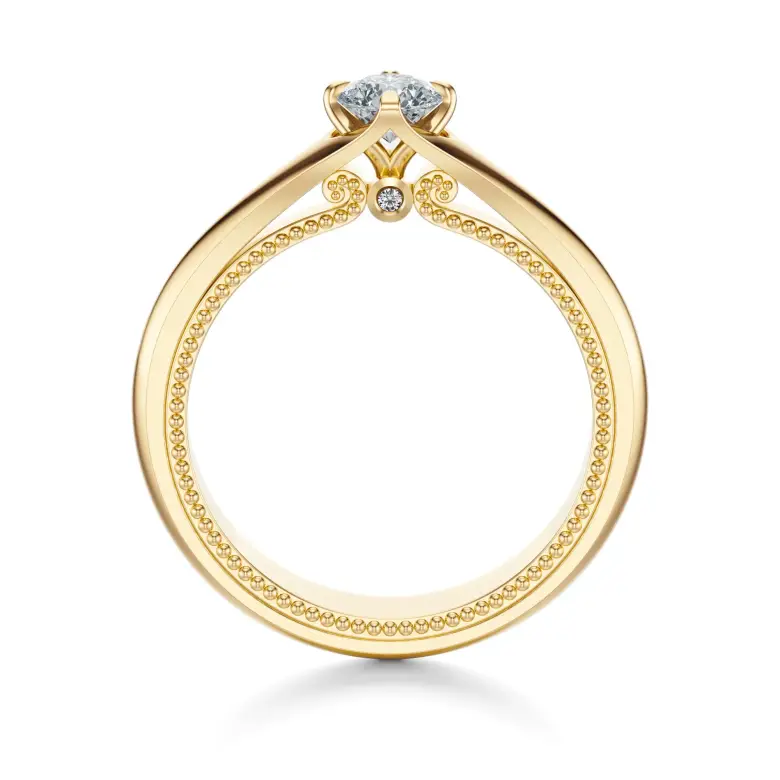 Pierścionek zaręczynowy z diamentami AJPZ_134